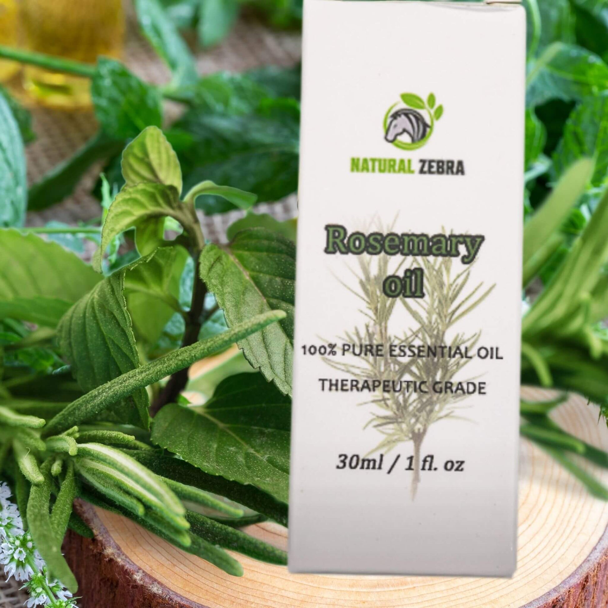 NATURAL ZEBRA | Rosemary Essential Oil - 30 ml / 1 fl.oz