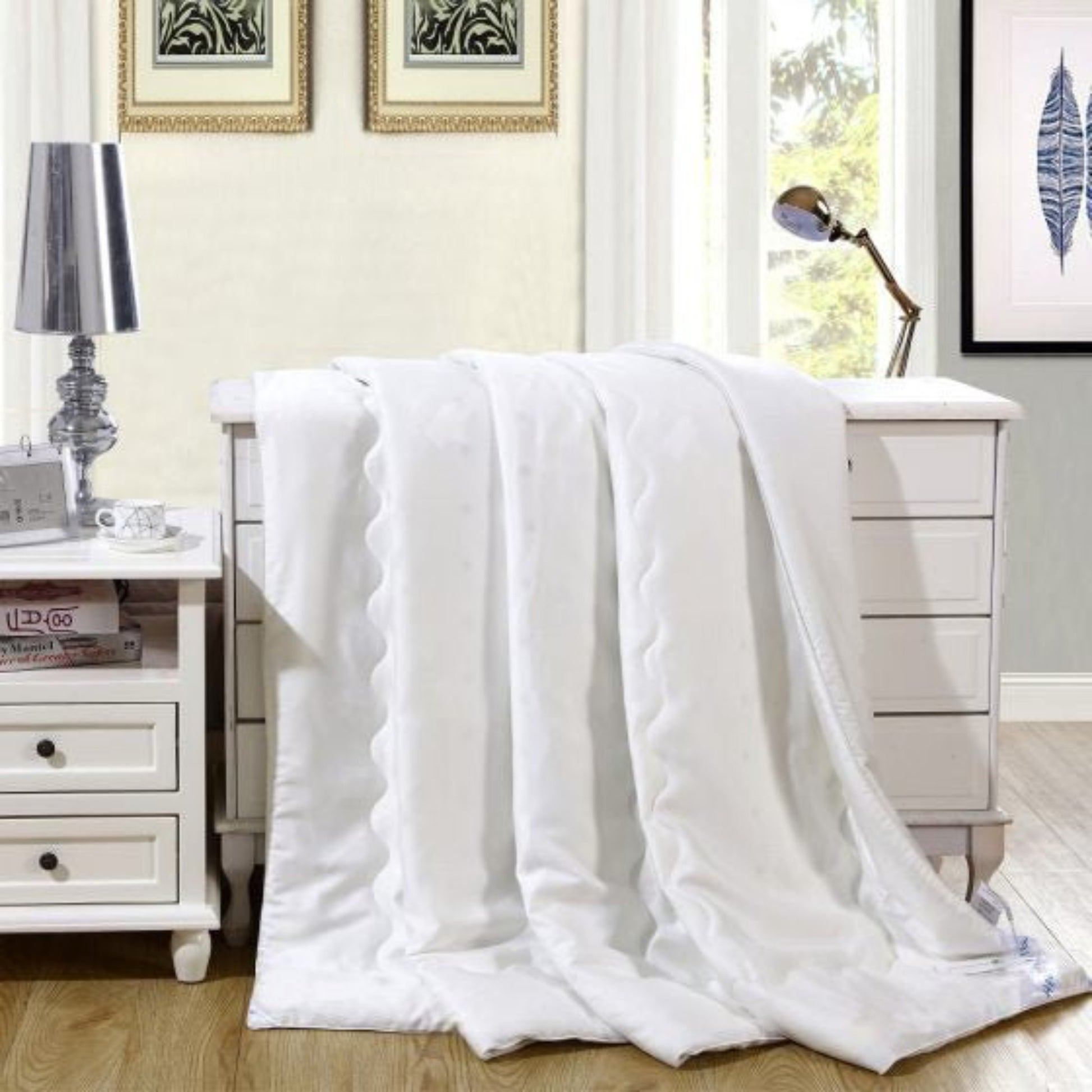 HealthyLine | Tourmaline Energy Comforter - Coton by HealthyLine - Queen / Duvet with NO Magnets