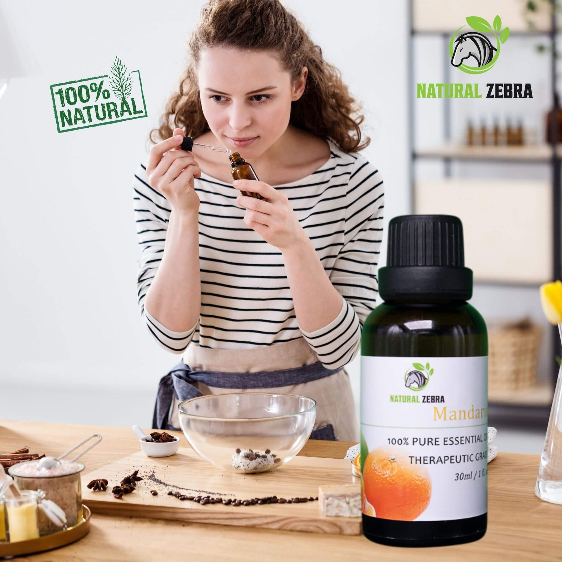 NATURAL ZEBRA | Mandarin Essential Oil -