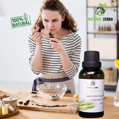 NATURAL ZEBRA | Lemongrass Essential Oil -