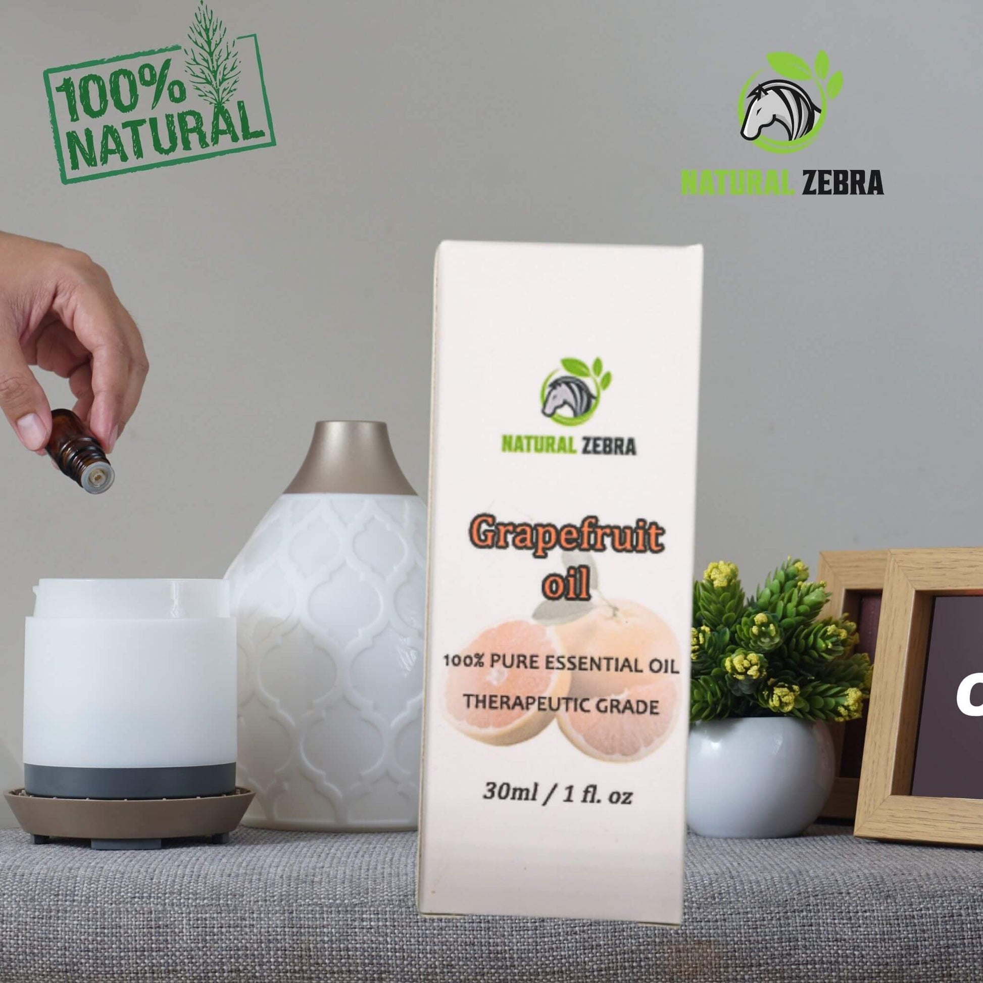 NATURAL ZEBRA | Grapefruit Essential Oil -