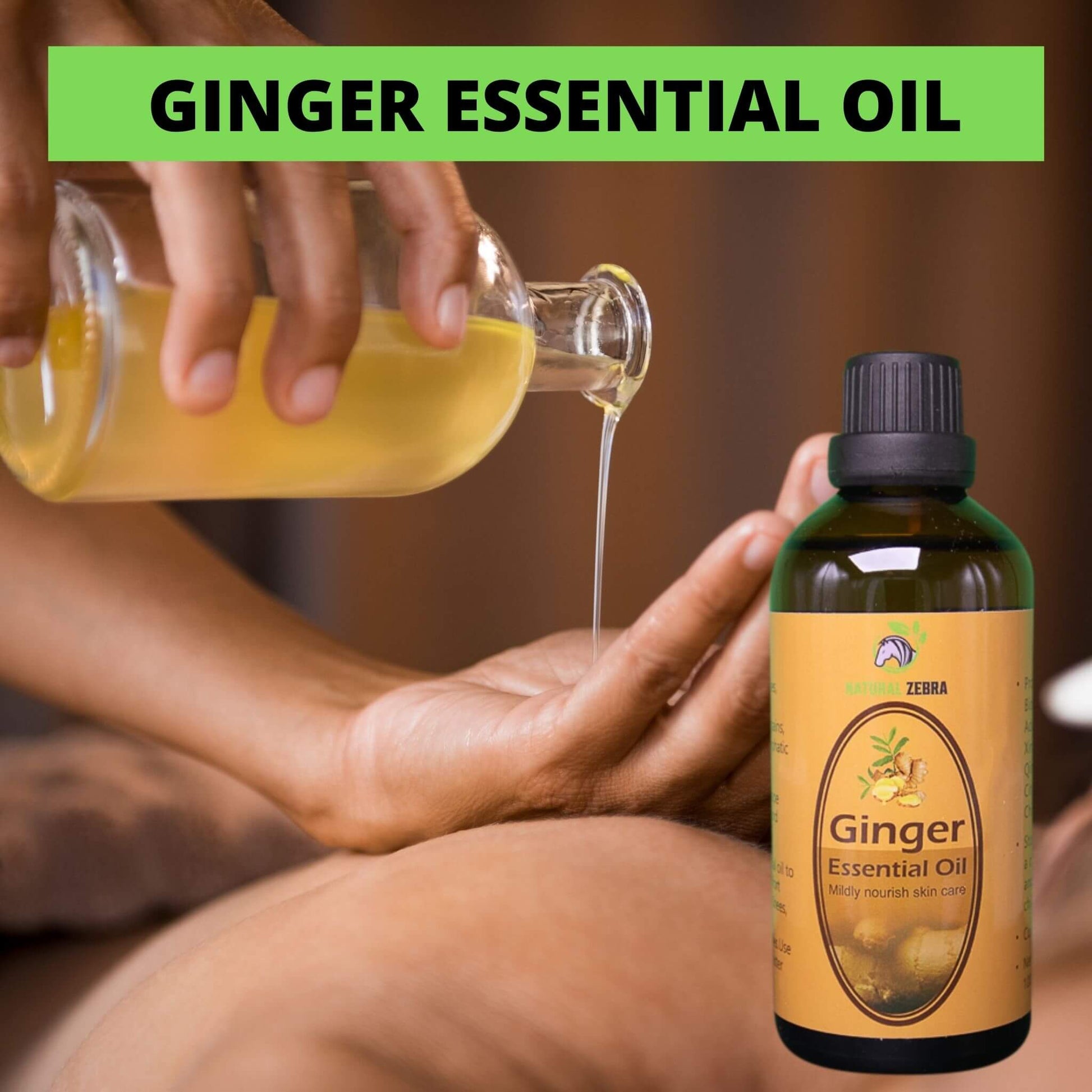 NATURAL ZEBRA | Ginger Essential Oil - 30ml -