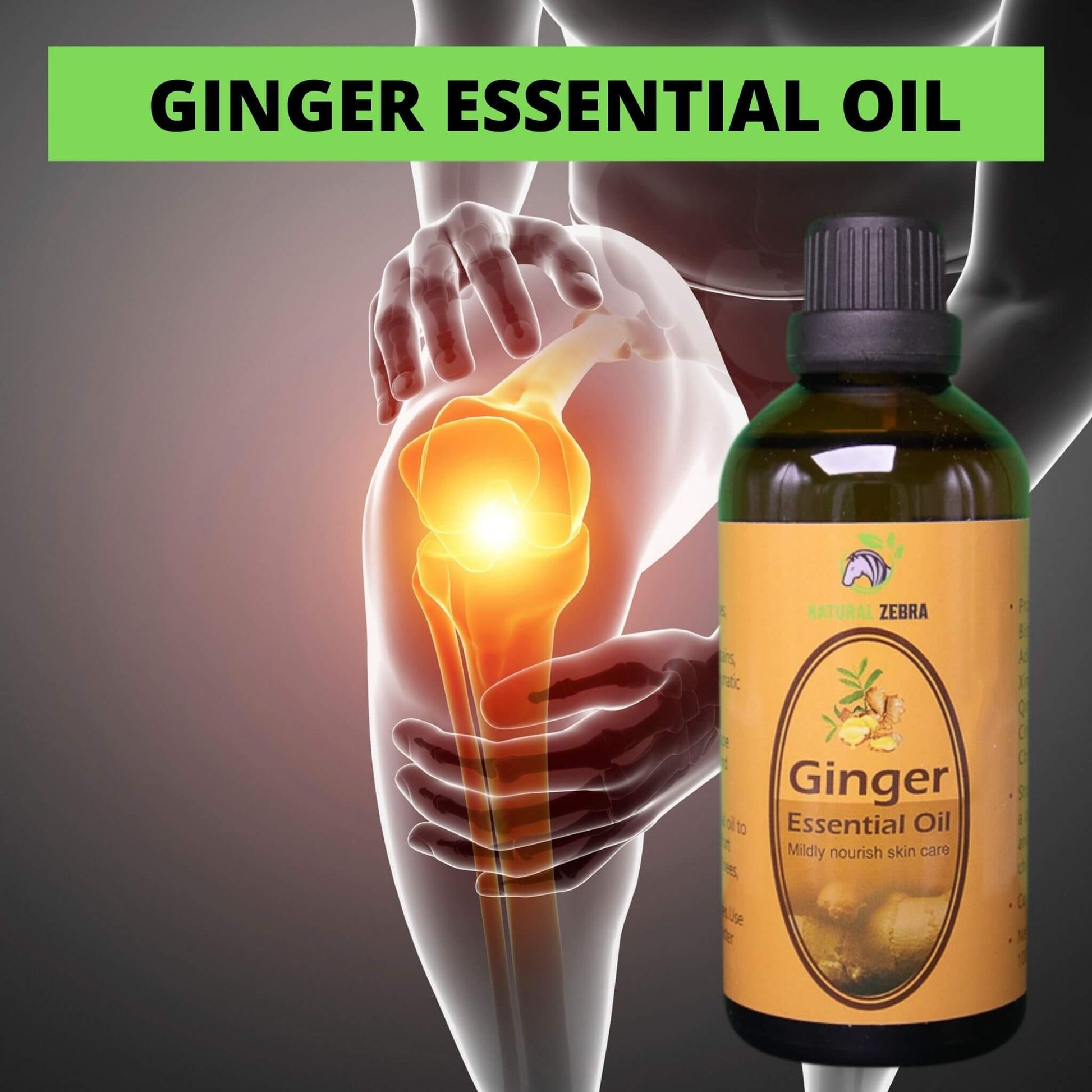 NATURAL ZEBRA | Ginger Essential Oil - 30ml -