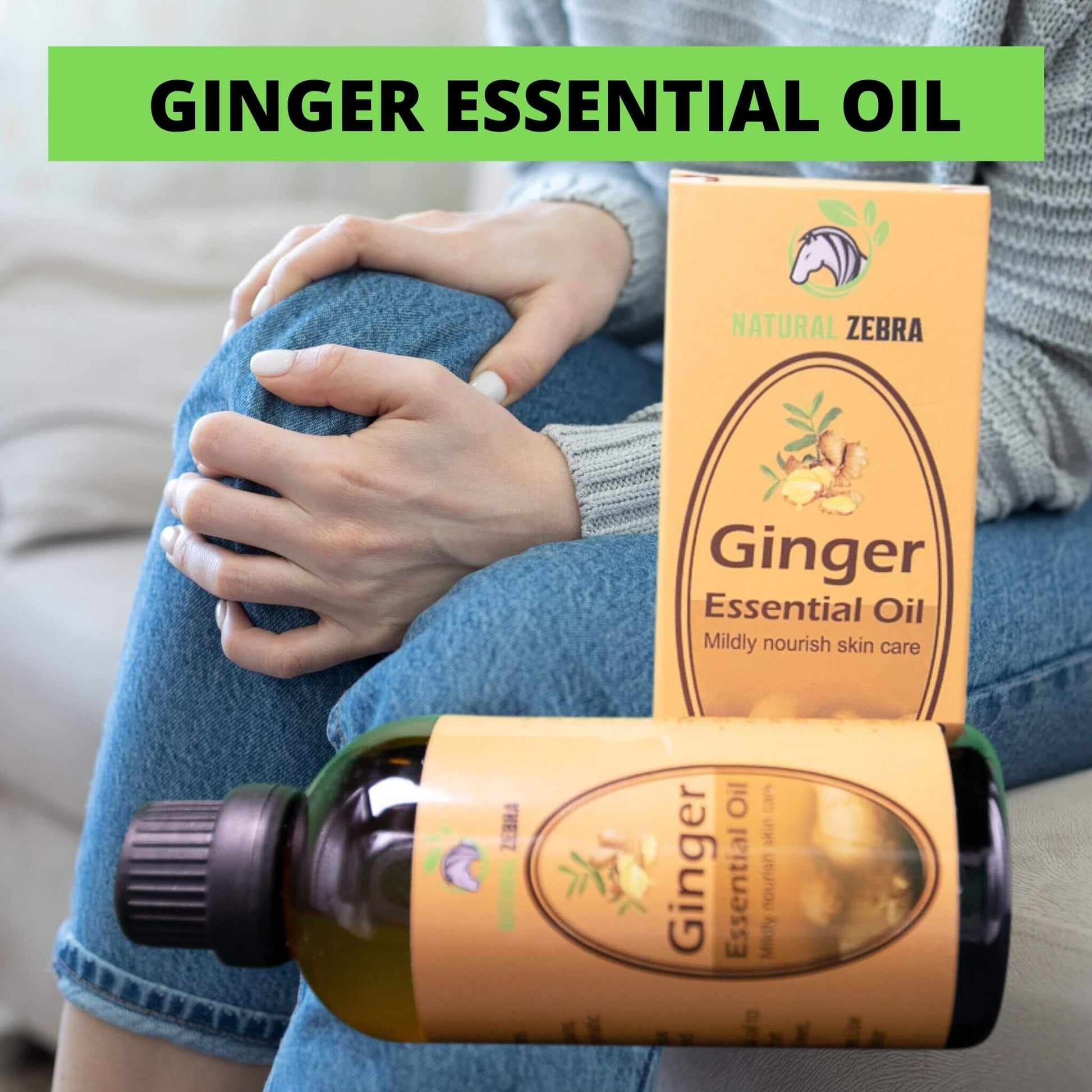 NATURAL ZEBRA | Ginger Essential Oil - 100ml -