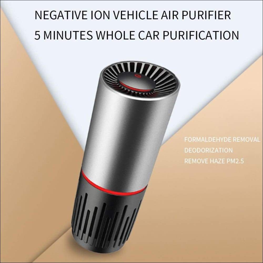 Novarian Creations | LED Vaporizing Car Air Purifier - Silver
