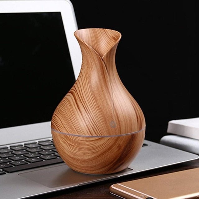 Vimost Shop | USB Portable Aroma Diffuser Humidifier Car Home Air Purifier Cooling Mist Maker - Natural Zebra - 01